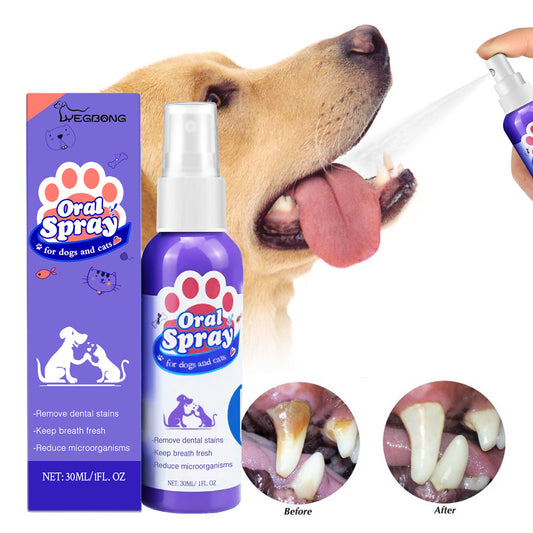 Spray To Remove Tooth Stains Fresh Breath Pet Oral Care Spray